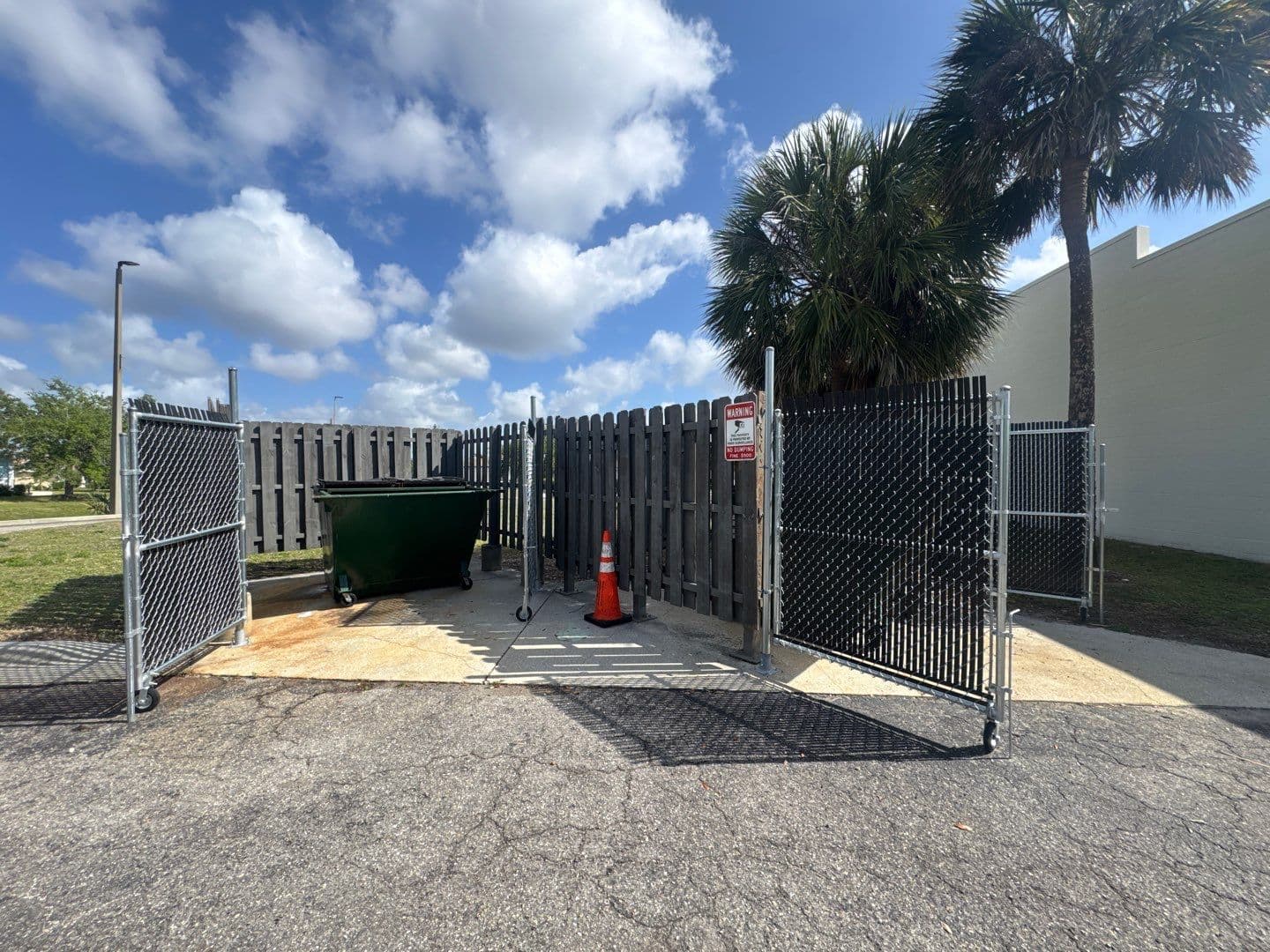 Chain link fence installation by ASAP Fence & Gates near Harmony, FL