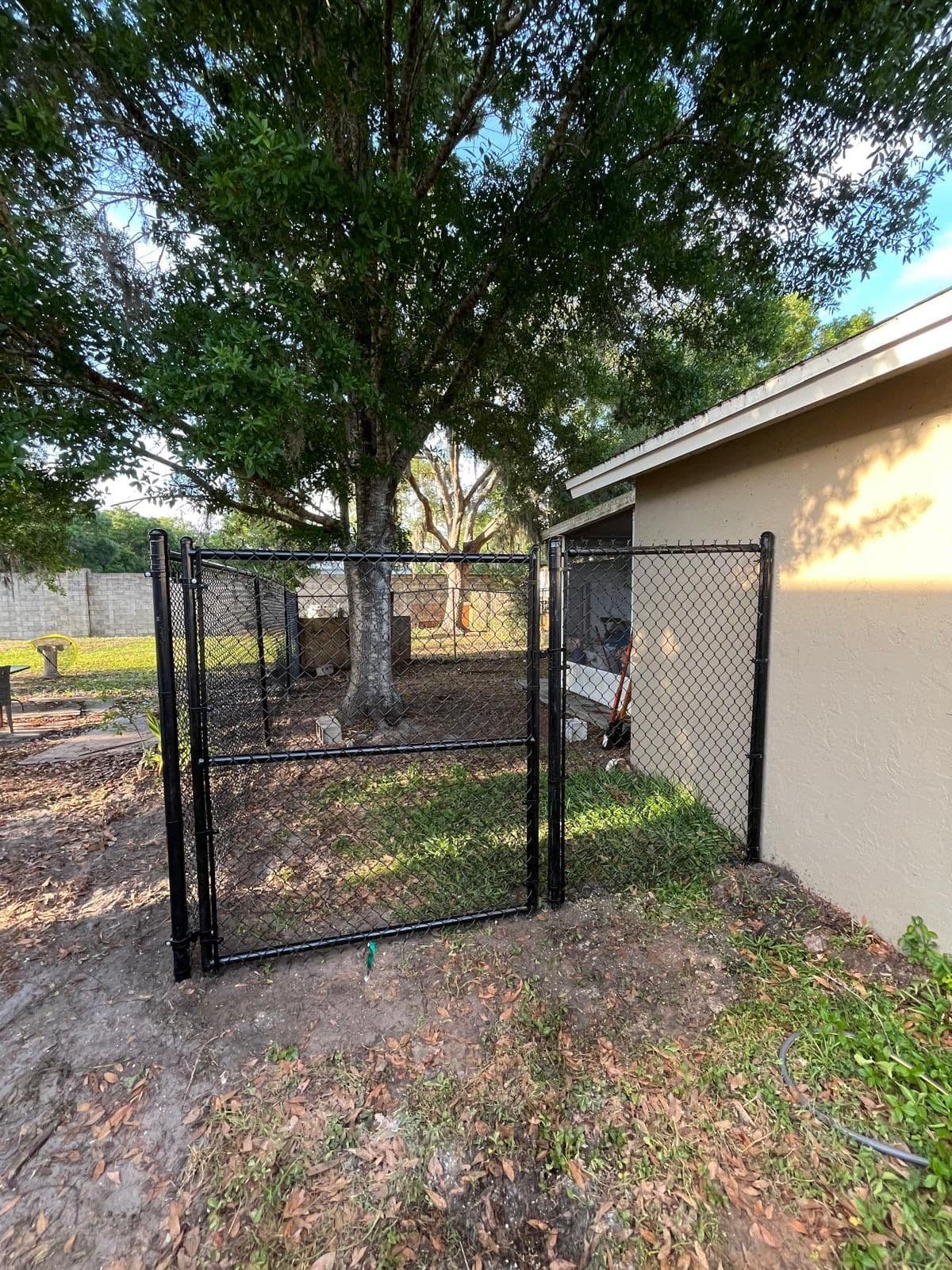 Chain link fence installation by ASAP Fence & Gates near Storey Creek, FL