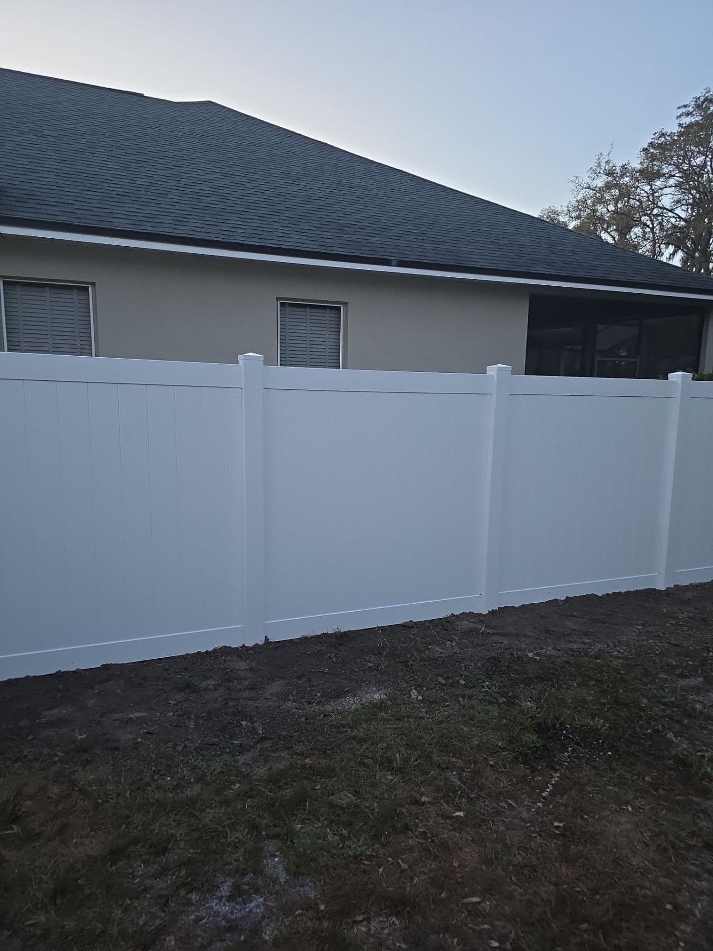 Vinyl fence installation by ASAP Fence & Gates near Lake Nona Estates, FL