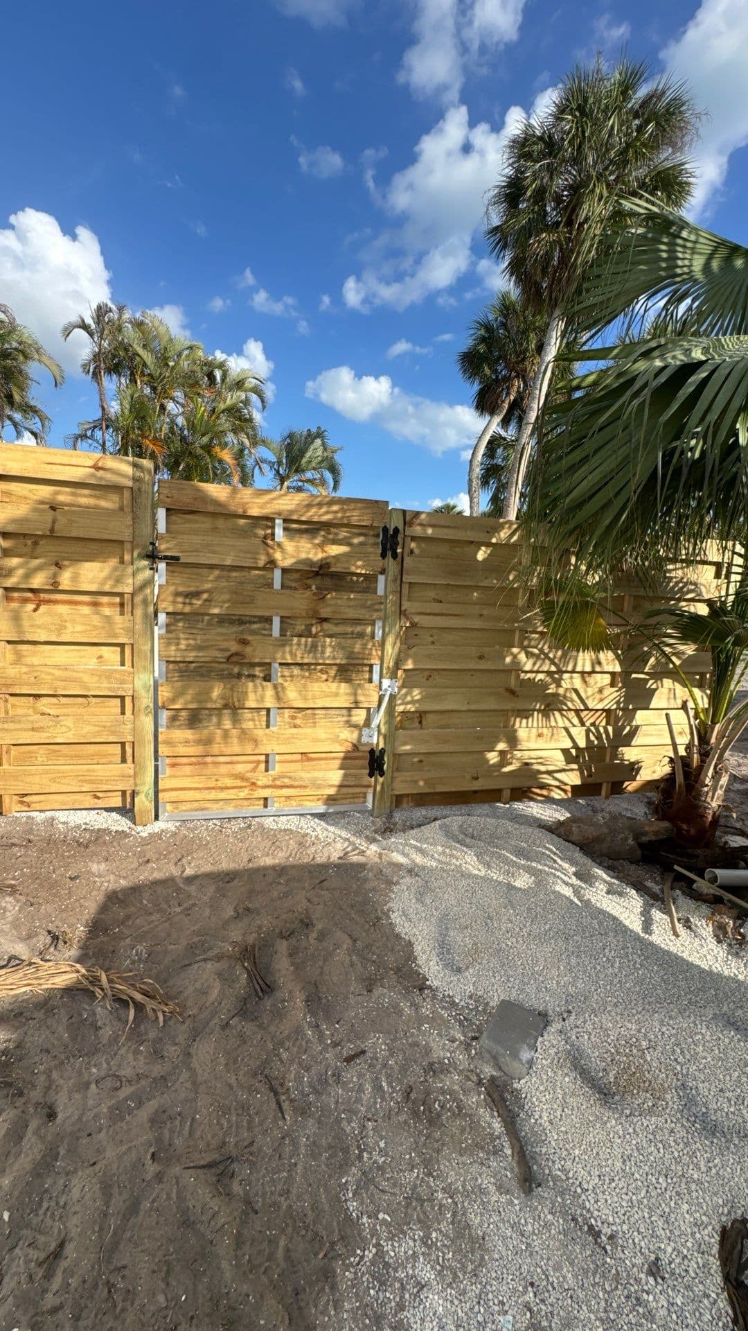 Wood Fence installation by ASAP Fence & Gates in Harmony, FL